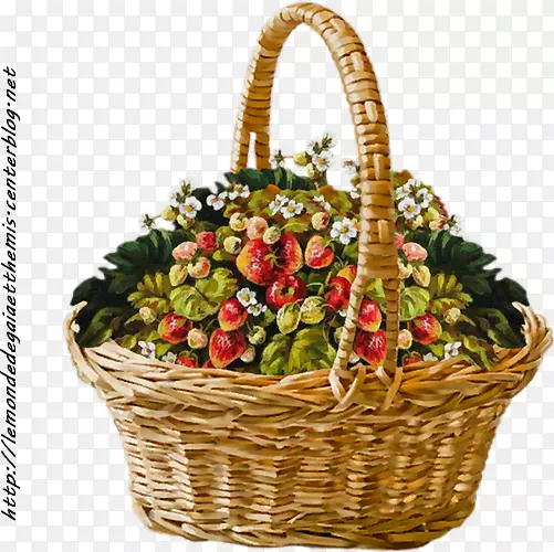 食品礼品篮，篮子，切花，水果，礼物