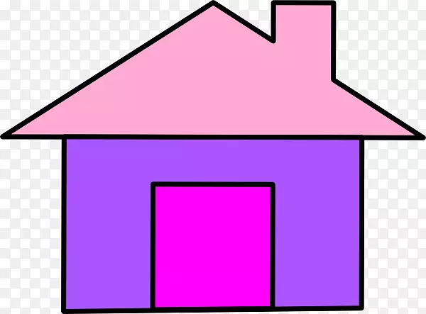 室内紫色粉红剪贴画-室内粉红