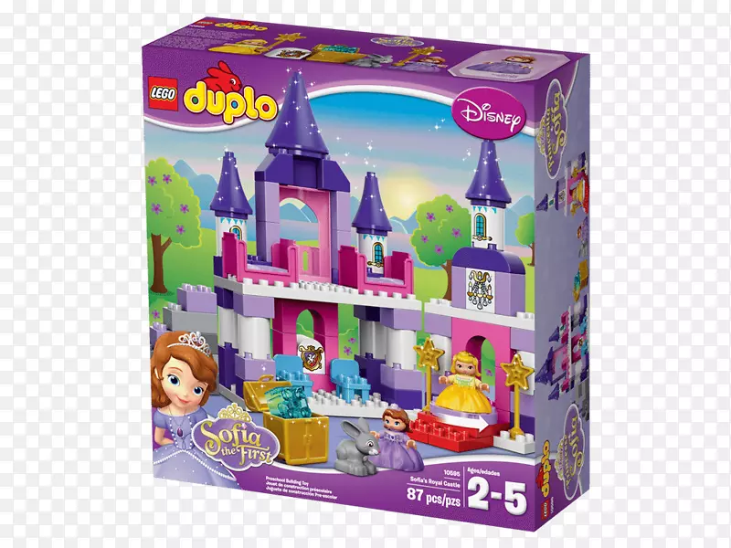 乐高10595杜普洛索菲亚，第一个皇家城堡公主琥珀乐高杜普罗玩具沃尔特迪斯尼公司-玩具