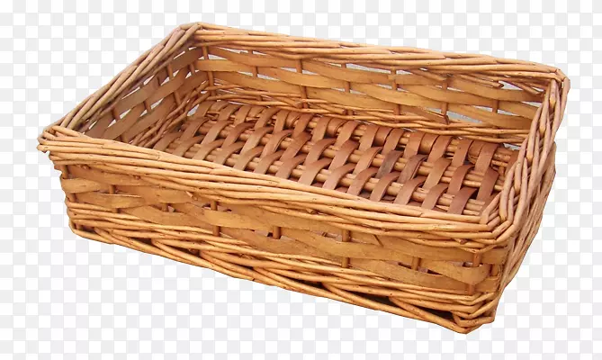 野餐篮，托盘，木材柳条.木制篮子