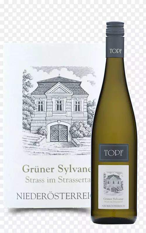 Weingut Johann topf白葡萄酒Grüner绒衬液化酒