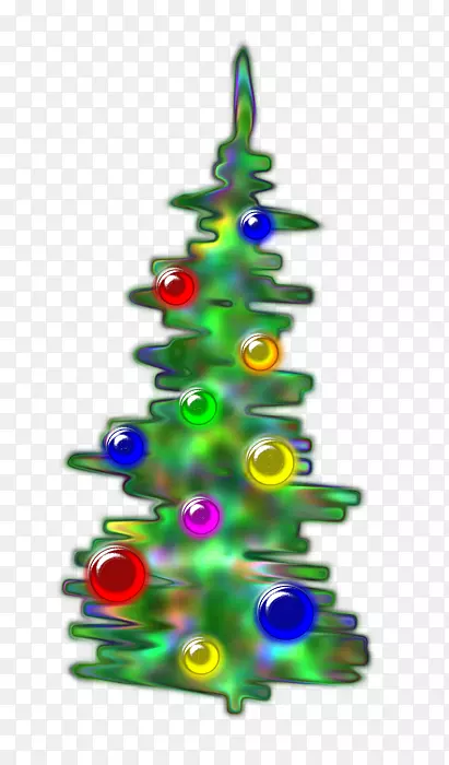 圣诞树，圣诞装饰，云杉，冷杉-小树