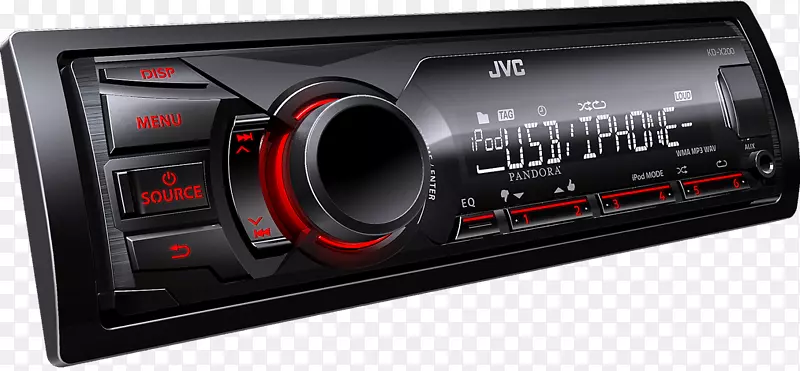 车载音频jvc av接收机无线电接收机数字媒体.kd