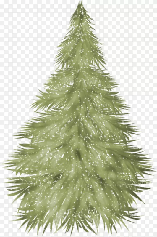 云杉圣诞树，冷杉，圣诞装饰-圣诞树