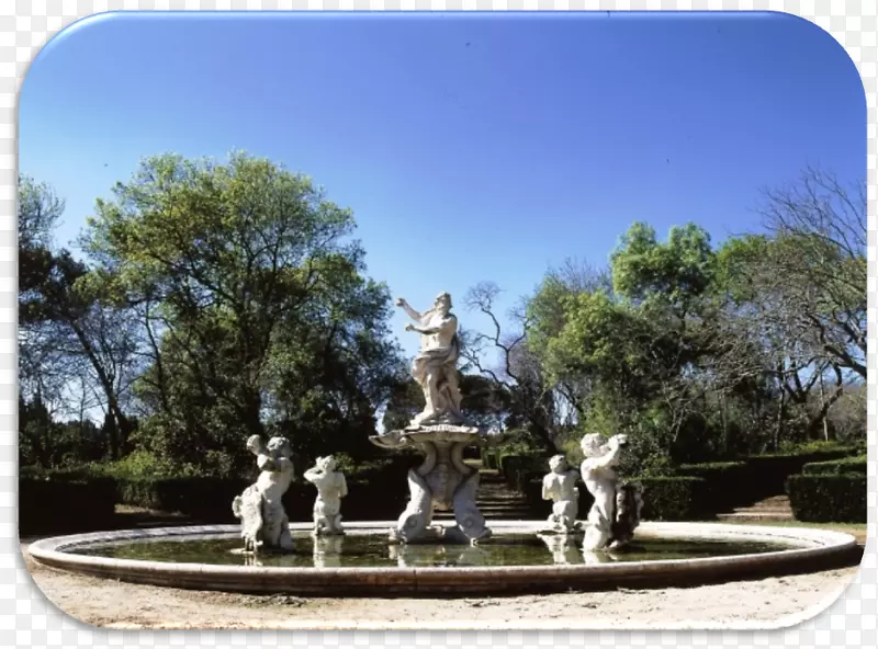 奎路兹宫花园罗亚·多姆·佩德罗三世雕像-海王星