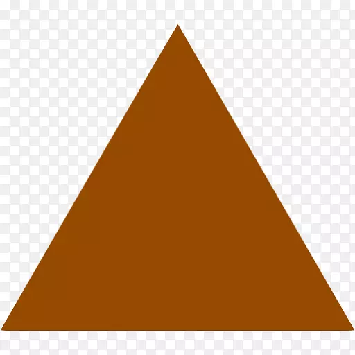 三角形区域聚氯乙烯计算机图标.三角形