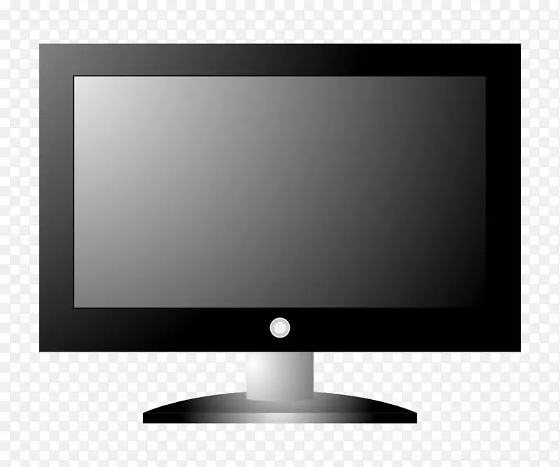 高清晰度电视电脑图标剪贴画.高清晰度电视