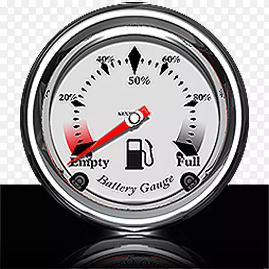 iphone 4汽车速度计-燃油表