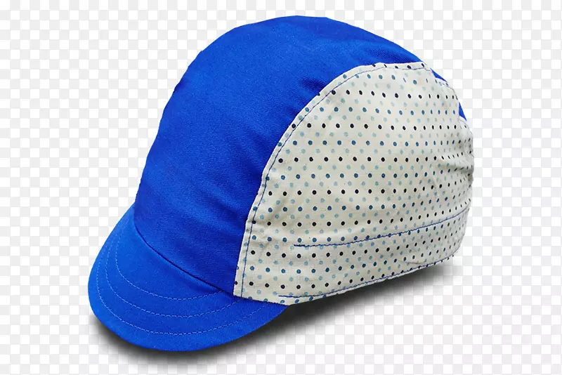 棒球帽蓝色波尔卡圆点棒球帽