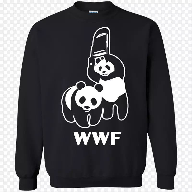t恤衫连帽衫大熊猫世界自然基金-t恤