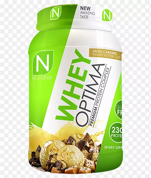 花生酱杯膳食补充剂乳清分离蛋白盐焦糖