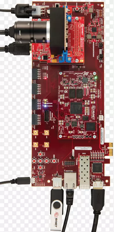 微控制器电子电视调谐器卡和适配器电子元件Avnet卡板