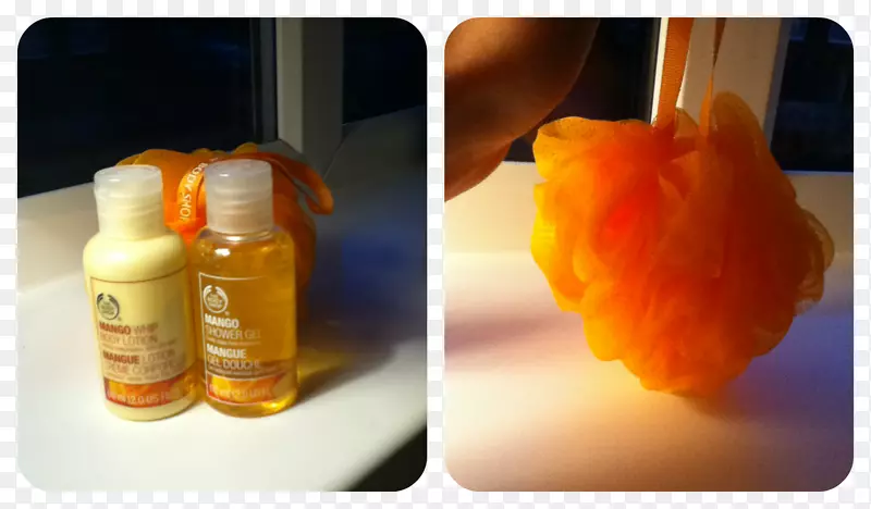 橙汁瓶-芒果立方体