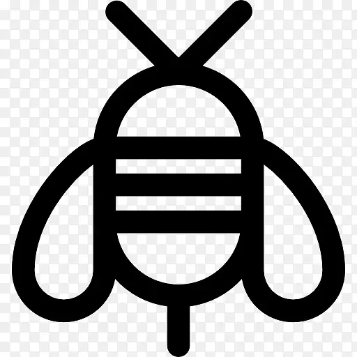 蜜蜂昆虫标志剪贴画-蜜蜂