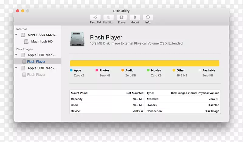 计算机程序磁盘实用程序MacOS硬盘驱动器磁盘存储-Apple