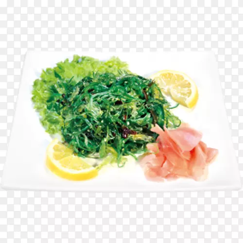 生鱼片素食菜熏鲑鱼叶菜食谱-色拉