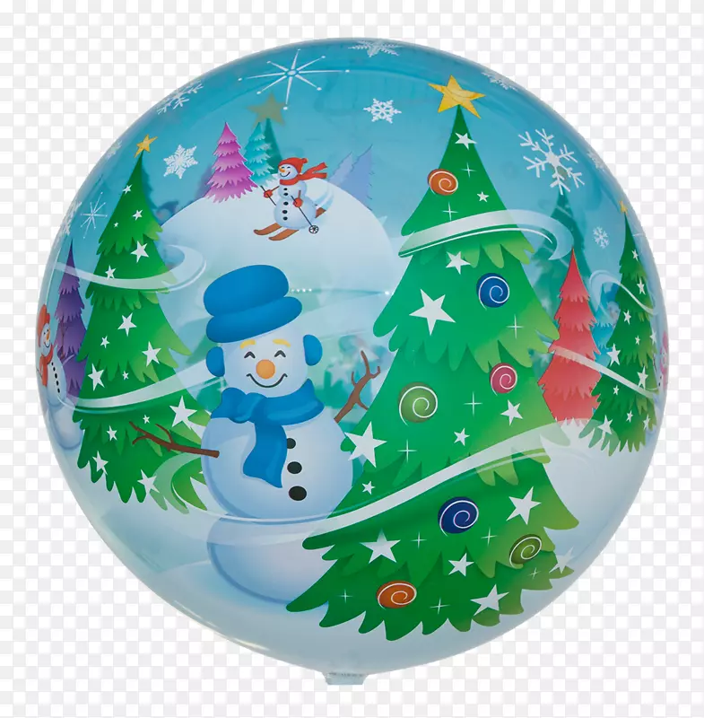 圣诞老人玩具气球圣诞雪人圣诞老人