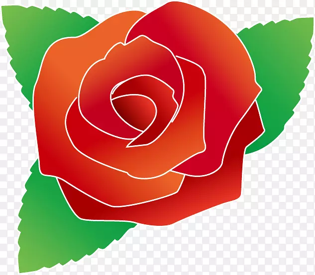 花园玫瑰-免费剪贴画-玫瑰