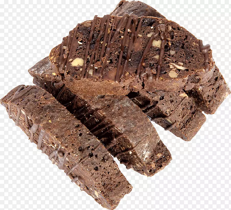 巧克力布朗尼软糖小吃蛋糕冷冻甜点-巧克力