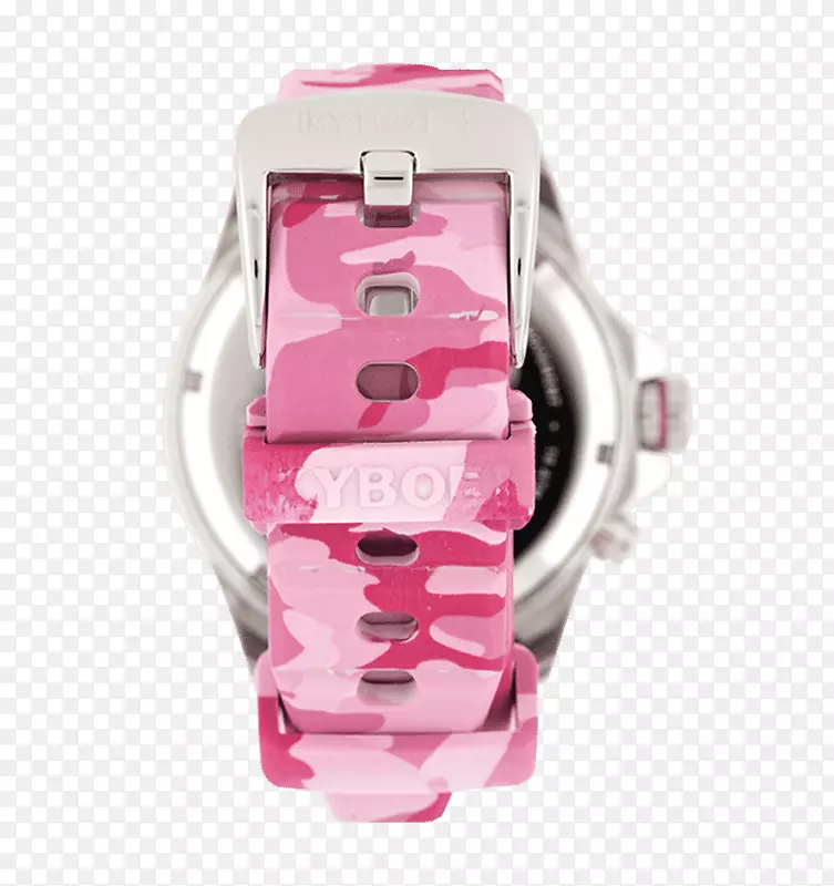 Kyboe表带伪装不锈钢手表
