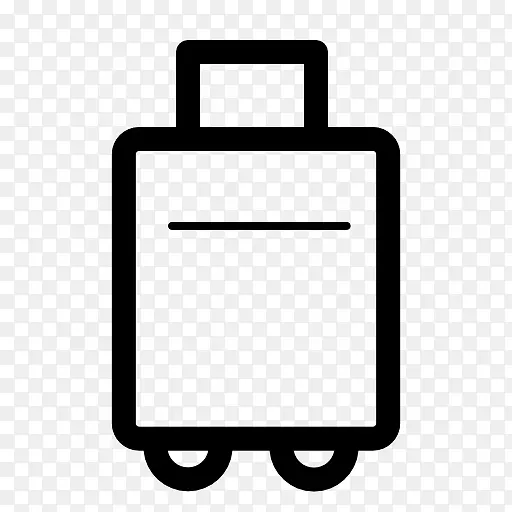 旅行手提箱假期行李电脑图标-旅行
