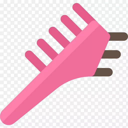 标志拇指品牌粉红色m-设计