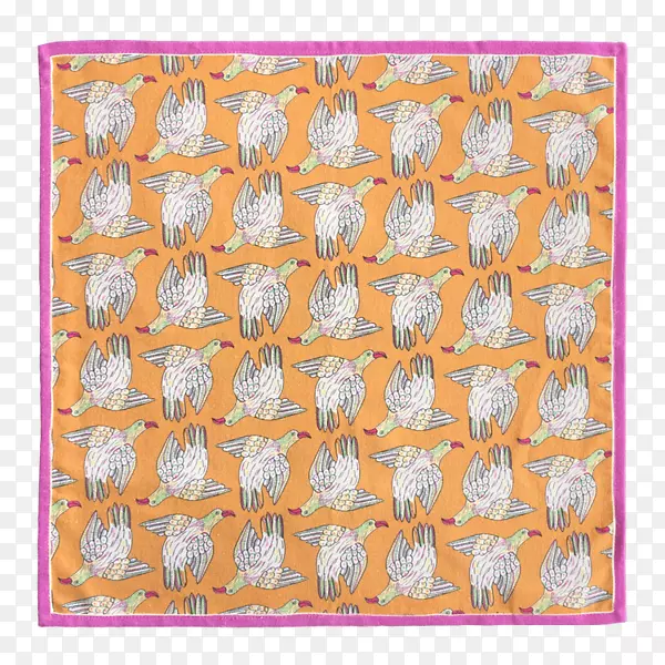 布餐巾，纺织翠鸟，动物鸟