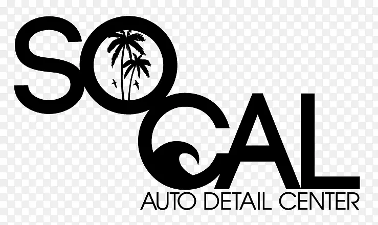 LOGO自动详细说明品牌SOCAL汽车细节中心™字体-so cal