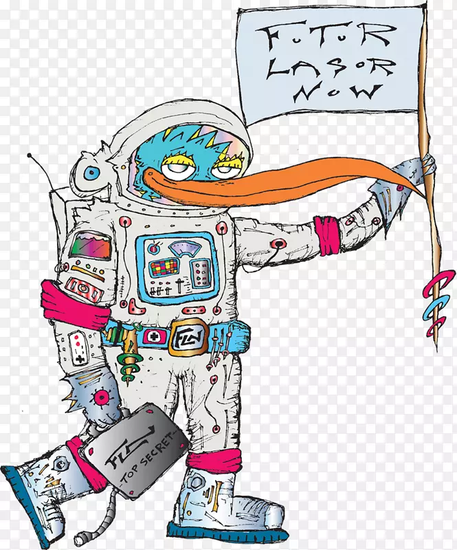 宇航员绘画剪贴画-航天员