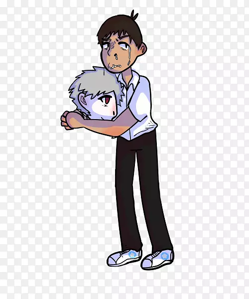 拇指鞋人类行为剪贴画-Shinji Ikari