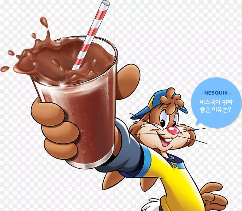 卡通食品手指-Nesquik