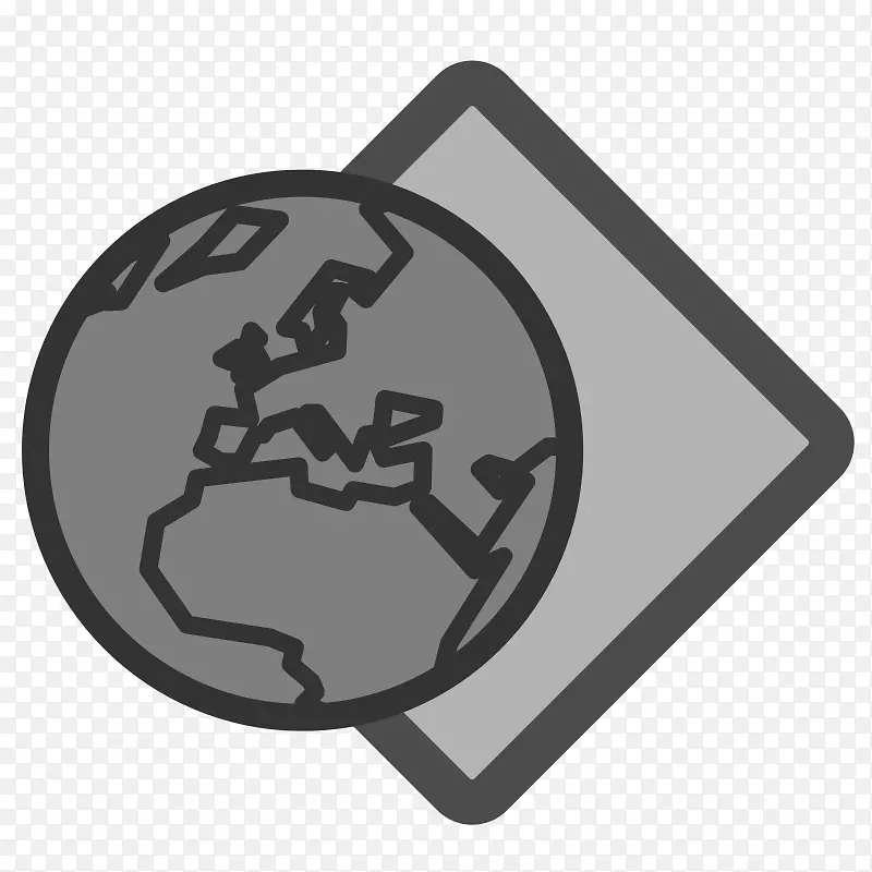 地球电脑图标下载剪贴画-地球