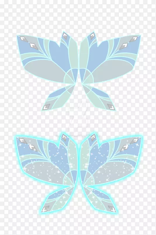 绿松石对称微软天蓝色字体-Trisha