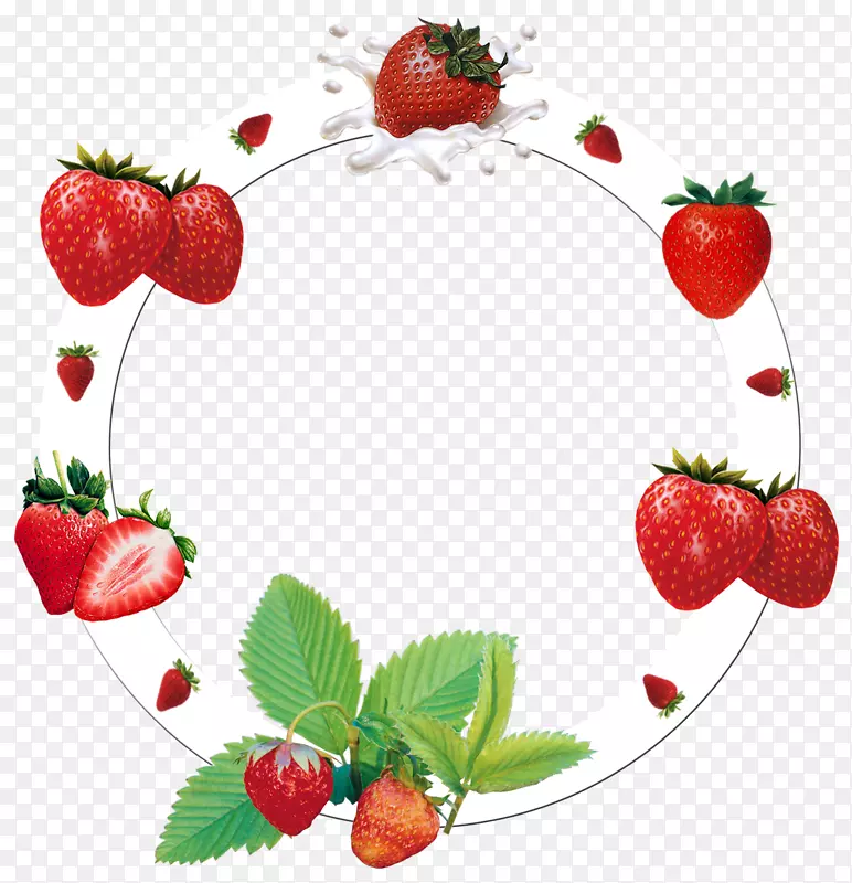 草莓芝士蛋糕食品-草莓