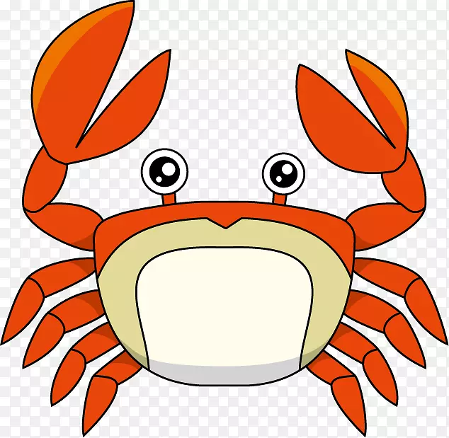 螃蟹动画剪贴画-螃蟹