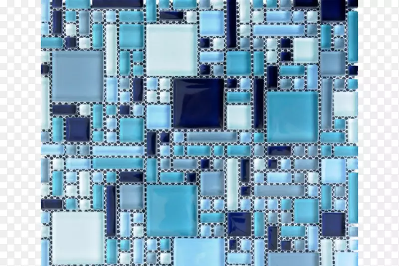 镶嵌玻璃蓝石瓷砖