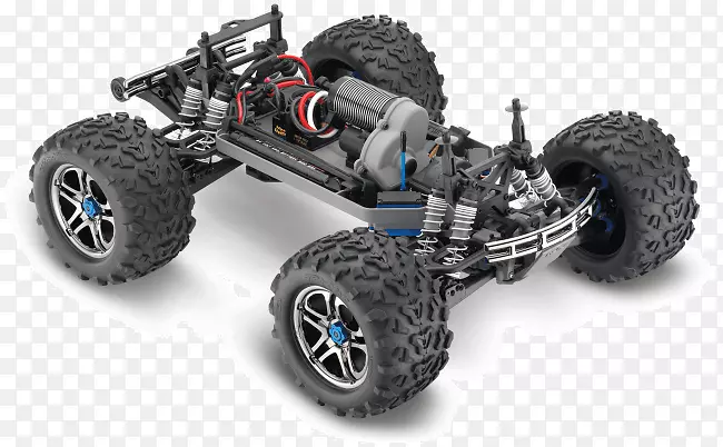 无线电控制汽车Traxxas e-Maxx无刷直流电动机大货车