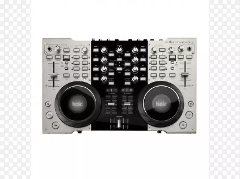 DJ控制器光盘骑师音频混频器虚拟DJ混频器-dj控制台