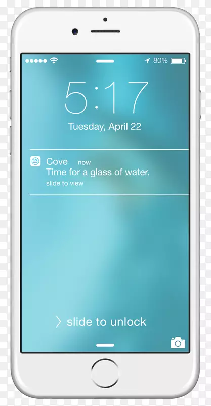 功能电话水过滤器提醒饮用水苹果推送服务-水