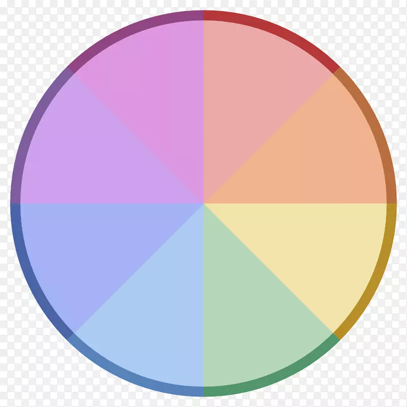 Rgb彩色模型计算机图标.颜色圆