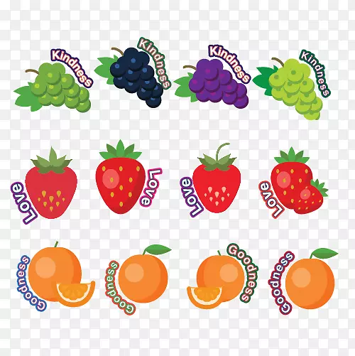 草莓线夹艺术-水果片