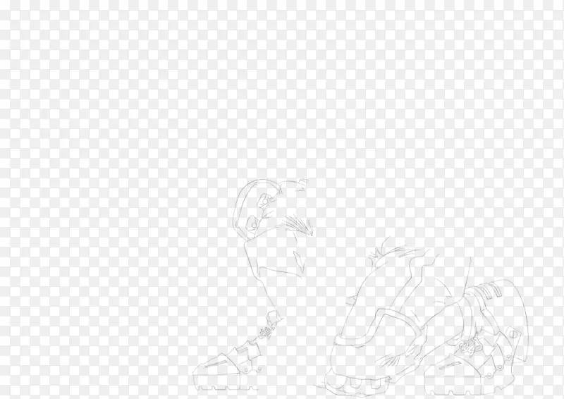 鞋白素描设计