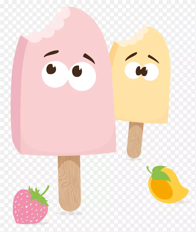 冷冻酸奶桃子小杏棒棒糖
