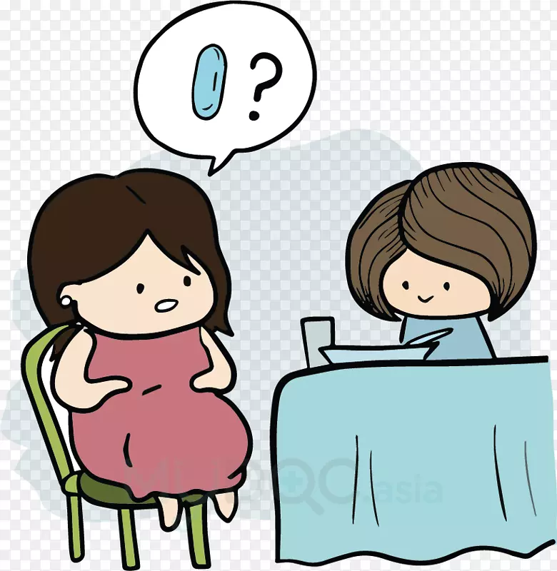 公关智人人类行为剪贴画怀孕卡通