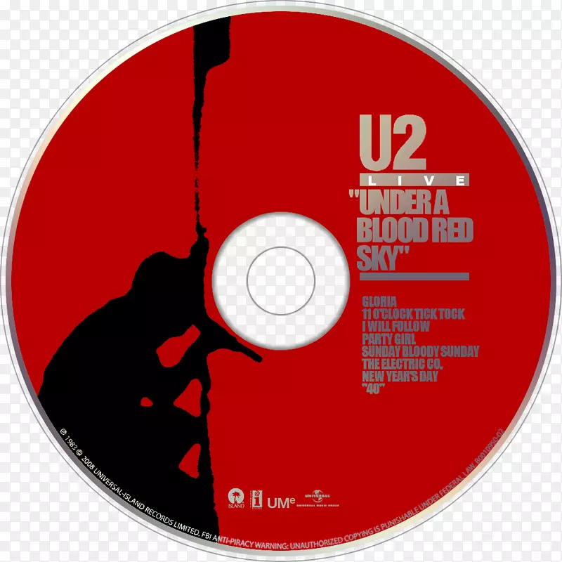 唱片下的血红天空U2现场专辑庆祝-天空粉红色