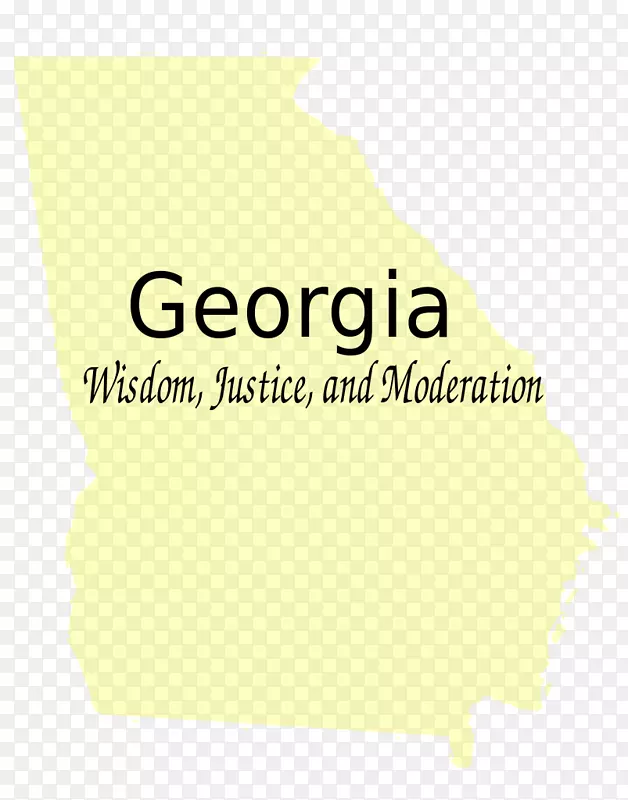 标志佐治亚品牌字形线