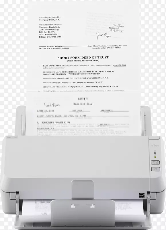 图像扫描仪Fujitsu ScanSnap sp-1120 ADF 600 x 600 dpi a4白色硬件/电子富士通sp 1125喷墨打印-富士通