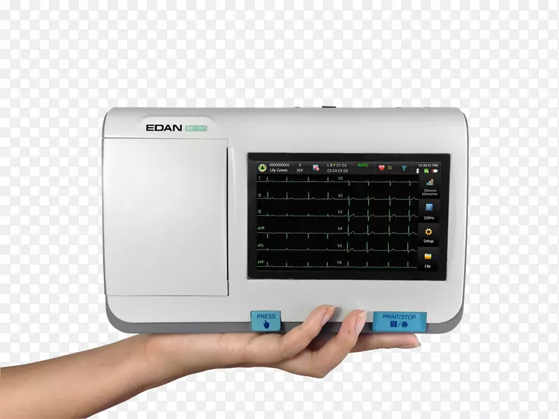 心电图电极型笔记本电脑-EKG