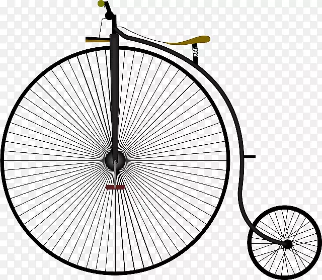便士自行车独轮车剪贴画-自行车