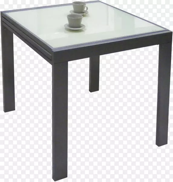 咖啡桌拉坦家具玻璃纤维桌